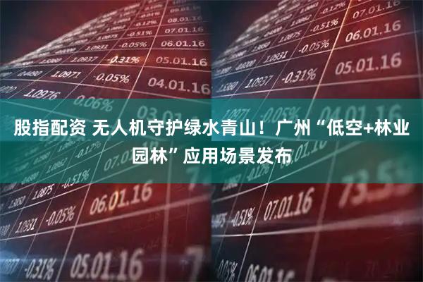 股指配资 无人机守护绿水青山！广州“低空+林业园林”应用场景发布