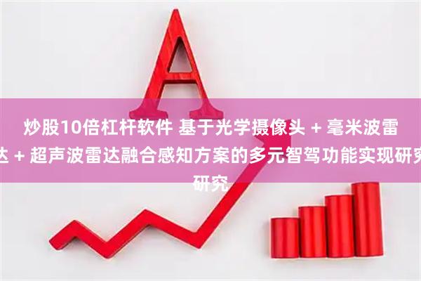 炒股10倍杠杆软件 基于光学摄像头 + 毫米波雷达 + 超声波雷达融合感知方案的多元智驾功能实现研究